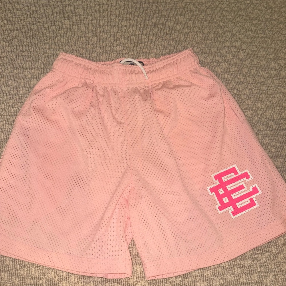Eric Emanuel Light Pink Mesh Shorts